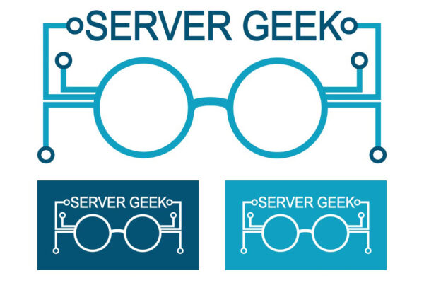 Server geek logo