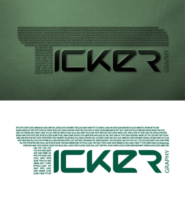 Ticker graphy logo design